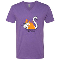 The Swan Ate My Baby! DDG Minnesota V-Neck T-Shirt