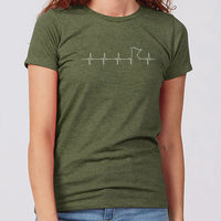 Minnesota EKG Women's Slim Fit T-Shirt