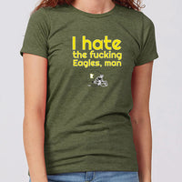 I Hate The Eagles Minnesota Women's Slim Fit T-Shirt