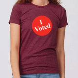 I Voted Minnesota Women's Slim Fit T-Shirt