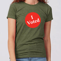 I Voted Minnesota Women's Slim Fit T-Shirt