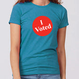 I Voted Minnesota Women's Slim Fit T-Shirt