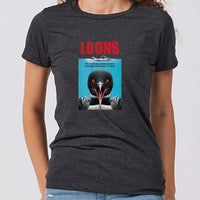 Jaws-Style Loons Movie Minnesota Women's Slim Fit T-Shirt