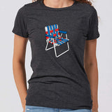 Lawn Chair Minnesota Women's Slim Fit T-Shirt