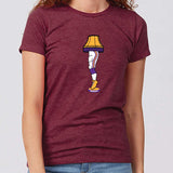 Minnesota Pro Football Holiday Leg Lamp Women's Slim Fit T-Shirt