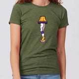 Minnesota Pro Football Holiday Leg Lamp Women's Slim Fit T-Shirt