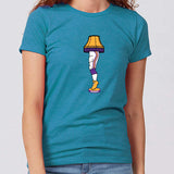 Minnesota Pro Football Holiday Leg Lamp Women's Slim Fit T-Shirt