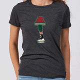 Minnesota Hockey Holiday Leg Lamp Women's Slim Fit T-Shirt