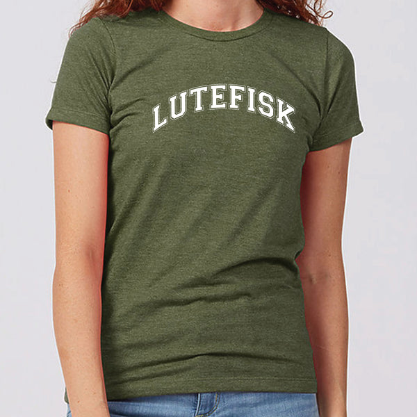 Varsity Lutefisk Minnesota Women's Slim Fit T-Shirt