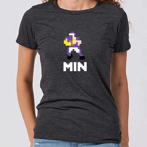 Minnesota 8-Bit Football Women's Slim Fit T-Shirt