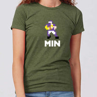 Minnesota 8-Bit Football Women's Slim Fit T-Shirt