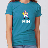 Minnesota 8-Bit Football Women's Slim Fit T-Shirt