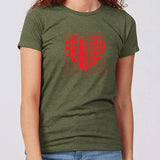 Minnesota Heart Women's Slim Fit T-Shirt