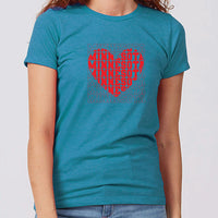 Minnesota Heart Women's Slim Fit T-Shirt