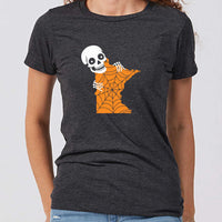 Minnesota Skeleton Women's Slim Fit T-Shirt