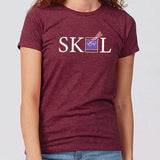 SKOL Grape Ape Minnesota Women's Slim Fit T-Shirt