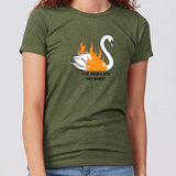 The Swan Ate My Baby! DDG Minnesota Women's Slim Fit T-Shirt