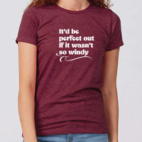 If It Wasn't So Windy Minnesota Women's Slim Fit T-Shirt