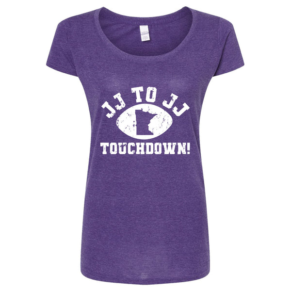 JJ to JJ Touchdown Minnesota Women's Slim Fit T-Shirt