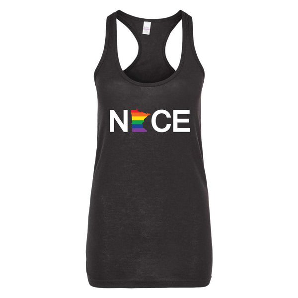 Minnesota NICE Racerback Tank Top - Pride Collection