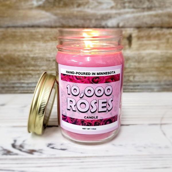 Land of 10,000 Roses Valentine's Day Candle