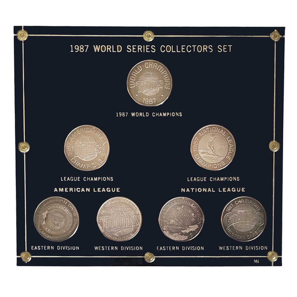 1987 World Series Collectors .999 Fine Silver Coin Set