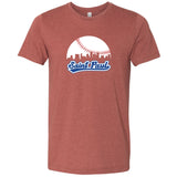 Saint Paul Baseball Skyline Minnesota T-Shirt