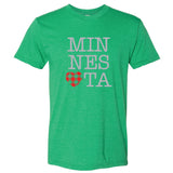 Buffalo Plaid Heart Minnesota T-Shirt