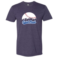 Saint Paul Baseball Skyline Minnesota T-Shirt