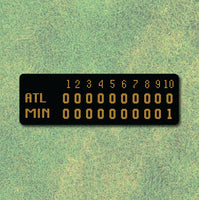 Game 7 Scoreboard Minnesota Vinyl Sticker