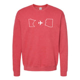 Minnesota to Arizona Crewneck Sweatshirt