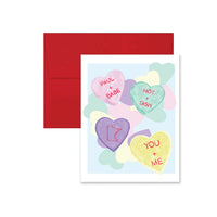 MN Conversation Hearts Valentine's Day Card