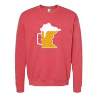 Beer Mug Minnesota Crewneck Sweatshirt