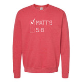 I Vote Matt's Minnesota Crewneck Sweatshirt