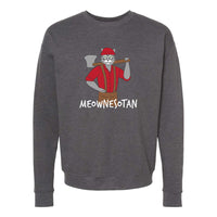 Meownesotan Minnesota Crewneck Sweatshirt