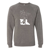 Snowmobile Minnesota Crewneck Sweatshirt