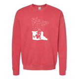 Snowmobile Minnesota Crewneck Sweatshirt