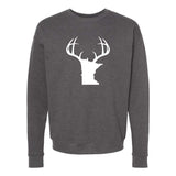 Minnesota White Antlers Crewneck Sweatshirt