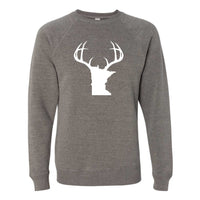 Minnesota White Antlers Crewneck Sweatshirt