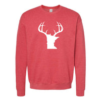 Minnesota White Antlers Crewneck Sweatshirt