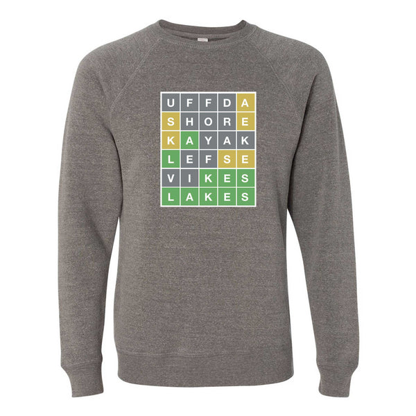 Wordle Minnesota Crewneck Sweatshirt