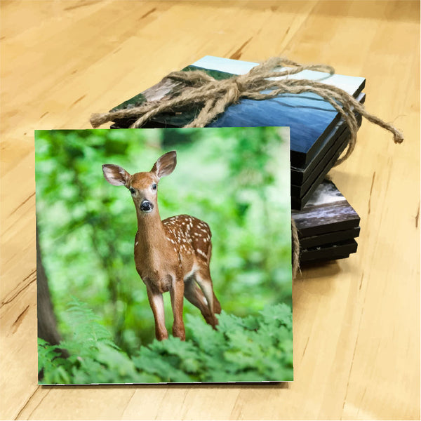 Deer Wooden Coaster