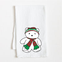 Santa Bear Flour Sack Towel