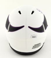 Justin Jefferson Autographed Mini Helmet (White)