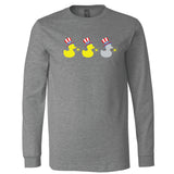Star Spangled Duck Duck Grey Duck Minnesota Long Sleeve T-Shirt