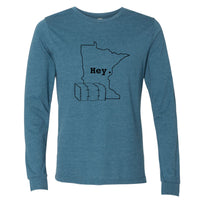 Hey. Minnesota Long Sleeve T-Shirt