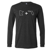 Minnesota to Florida Long Sleeve T-Shirt