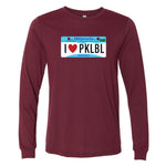 Pickleball License Plate Minnesota Long Sleeve T-Shirt