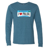 Pickleball License Plate Minnesota Long Sleeve T-Shirt