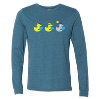 Pickleball Duck Duck Grey Duck Minnesota Long Sleeve T-Shirt